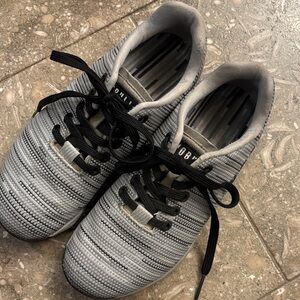 Nobull Gray Knit Sneakers with Black Laces